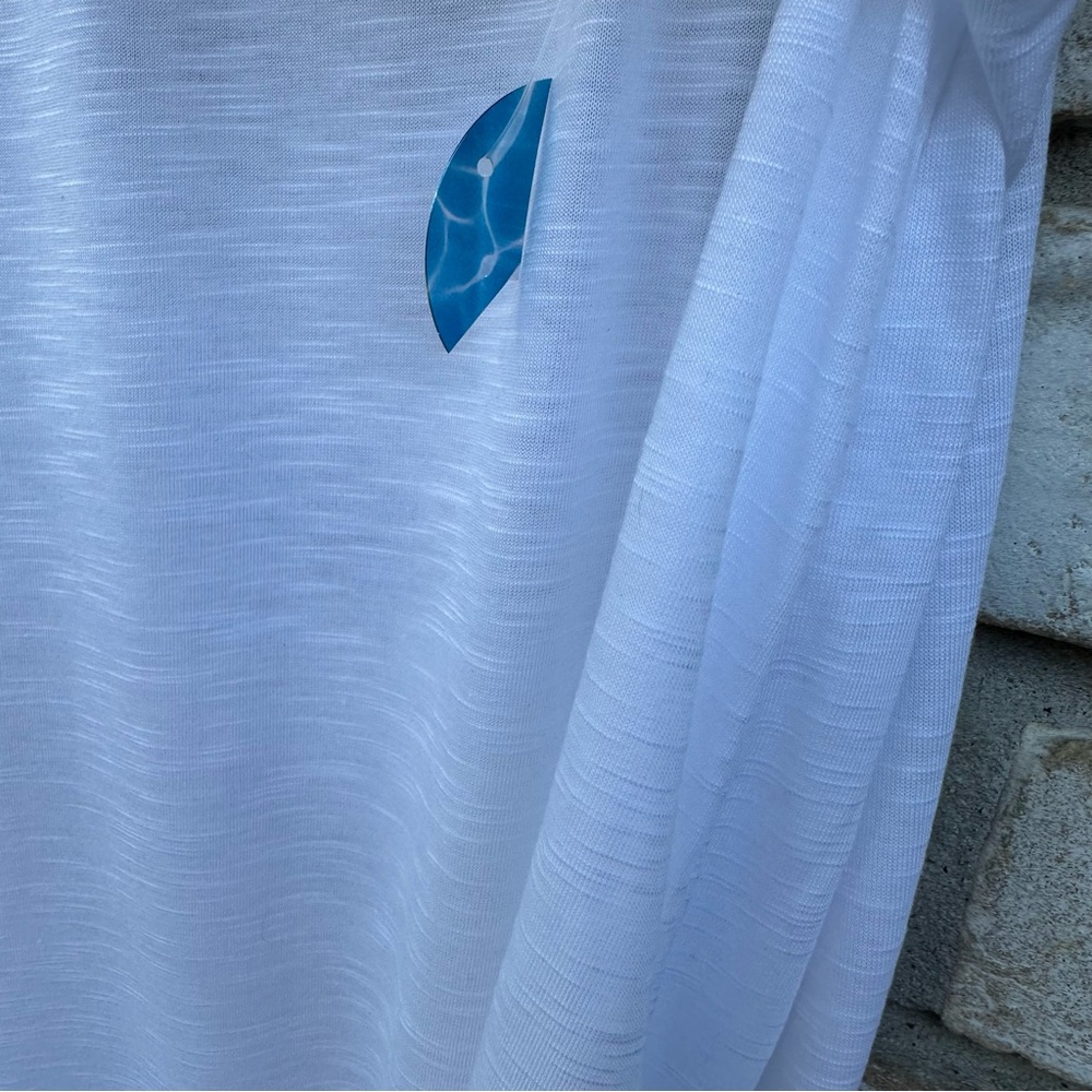 Decree White Razor Back Tank Top - Picture 6 of 10